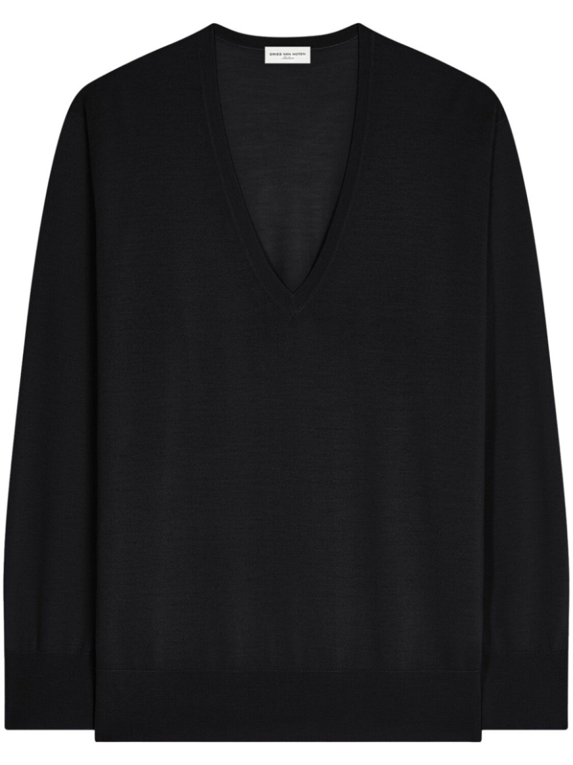 Свитер из мериносовой шерсти DRIES VAN NOTEN, черный
Свитер из мериносовой шерсти DRIES VAN NOTEN, черный