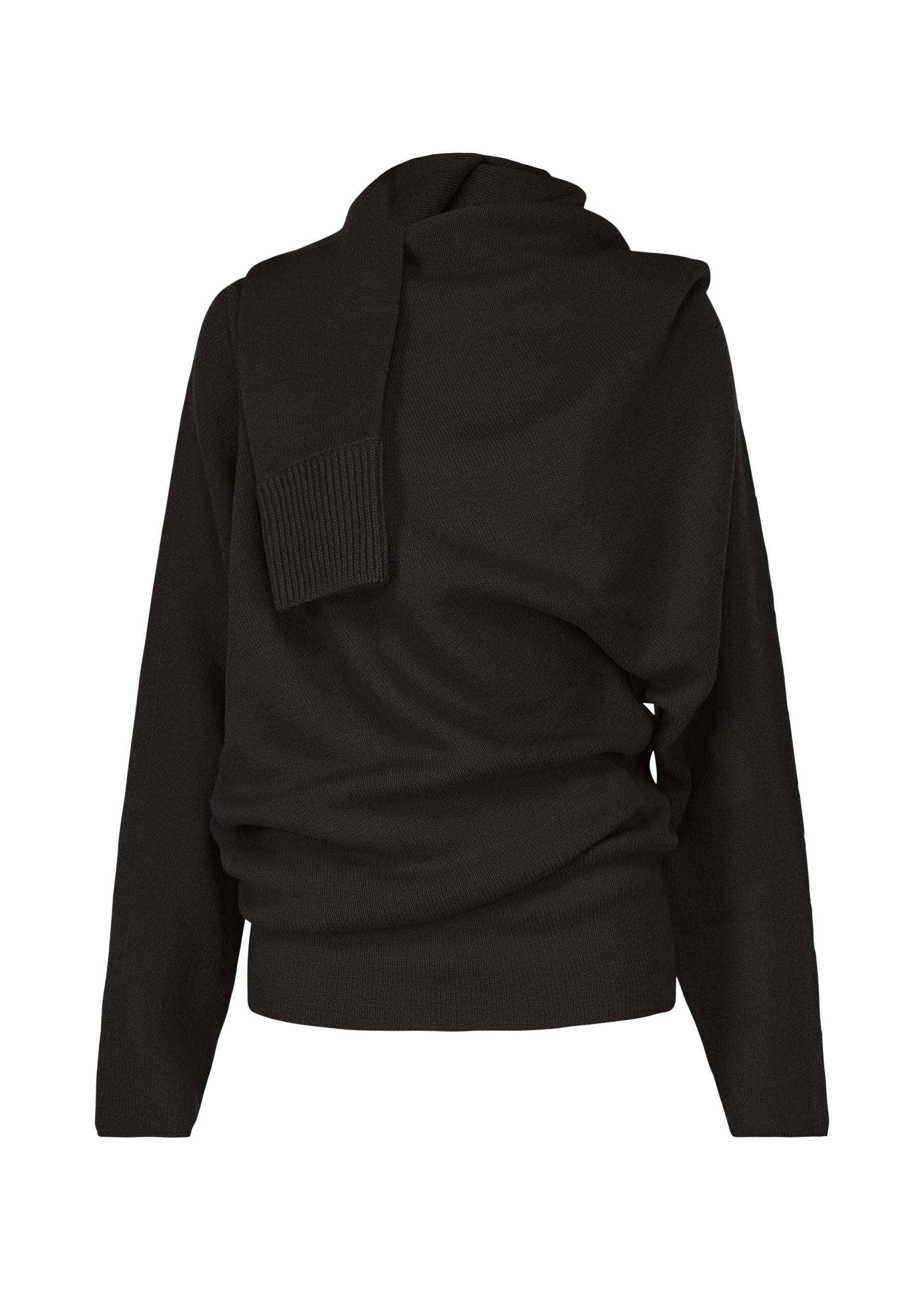 Топ stretchy wool Issey Miyake, черный 
Топ stretchy wool Issey Miyake, черный