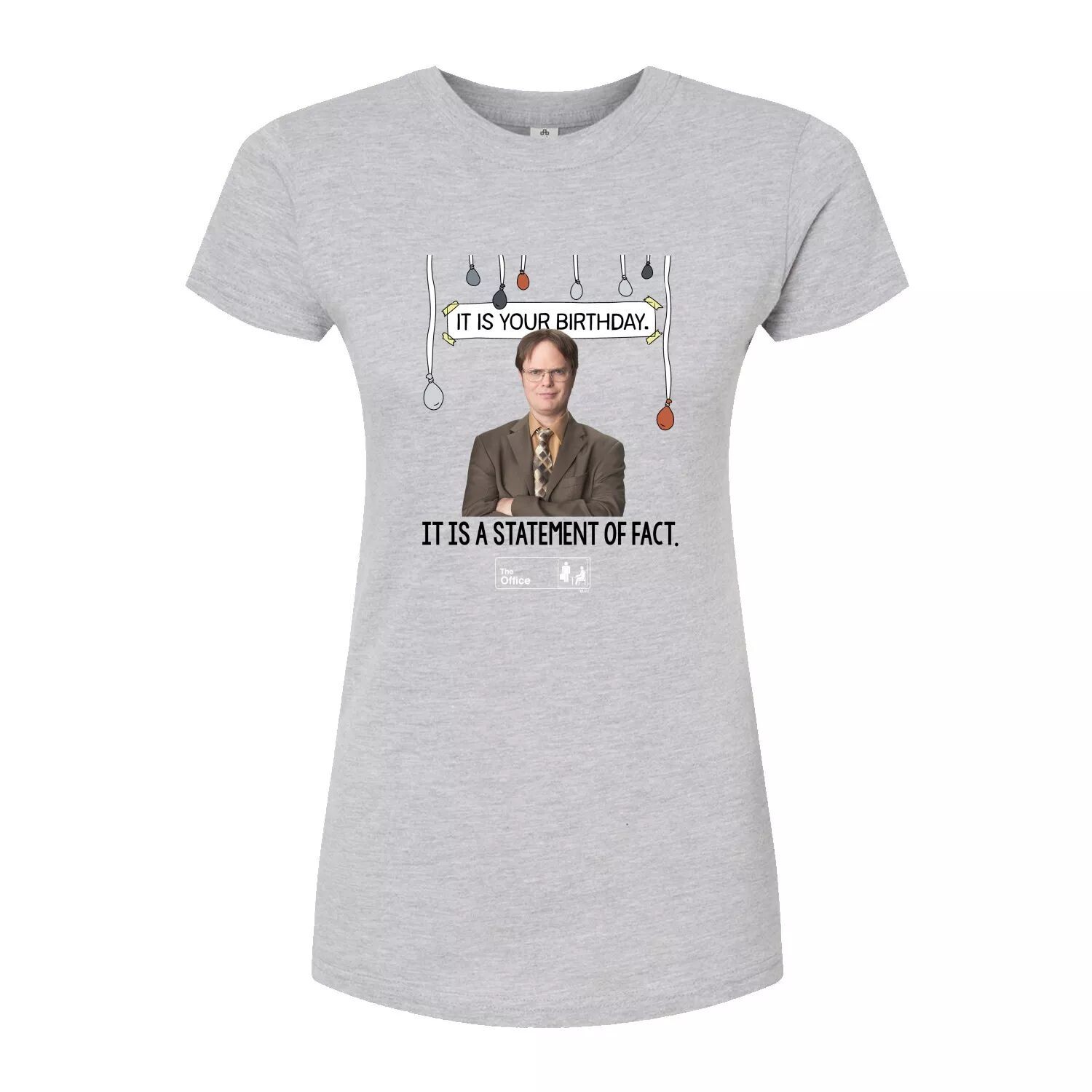 Облегающая футболка The Office для юниоров на день рождения Licensed Character, серый
Облегающая футболка The Office для юниоров на день рождения Licensed Character, серый