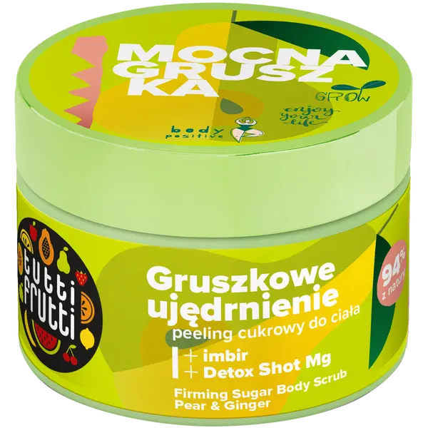 Укрепляющий сахарный скраб для тела, 300 г Tutti Frutti Mocna gruszka
Укрепляющий сахарный скраб для тела, 300 г Tutti Frutti Mocna gruszka