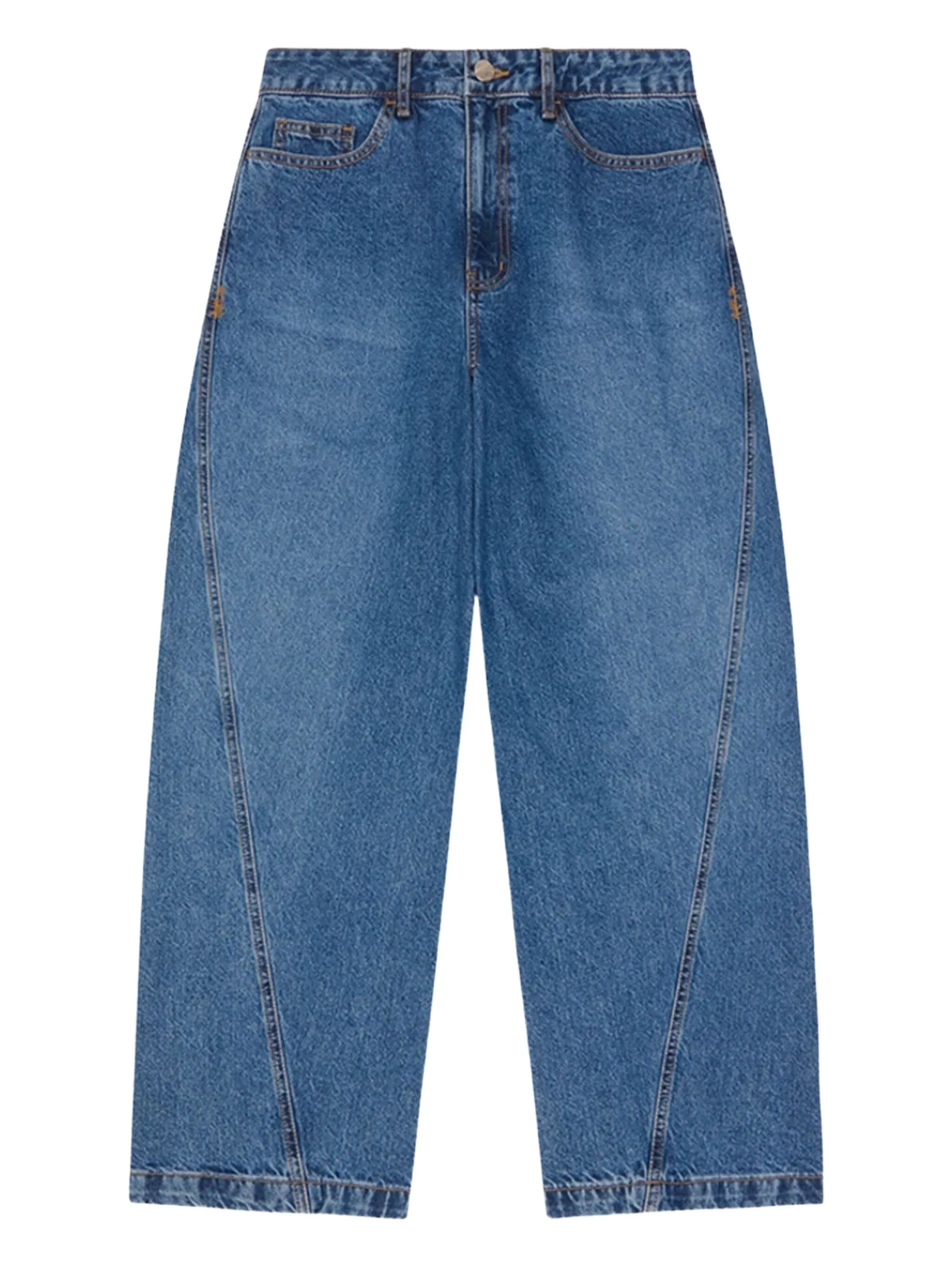 Джинсы со вставками Ader Error, синий
Джинсы со вставками Ader Error, синий