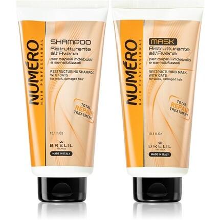 Набор для реструктуризации поврежденных волос Brelil Numero
Набор для реструктуризации поврежденных волос Brelil Numero