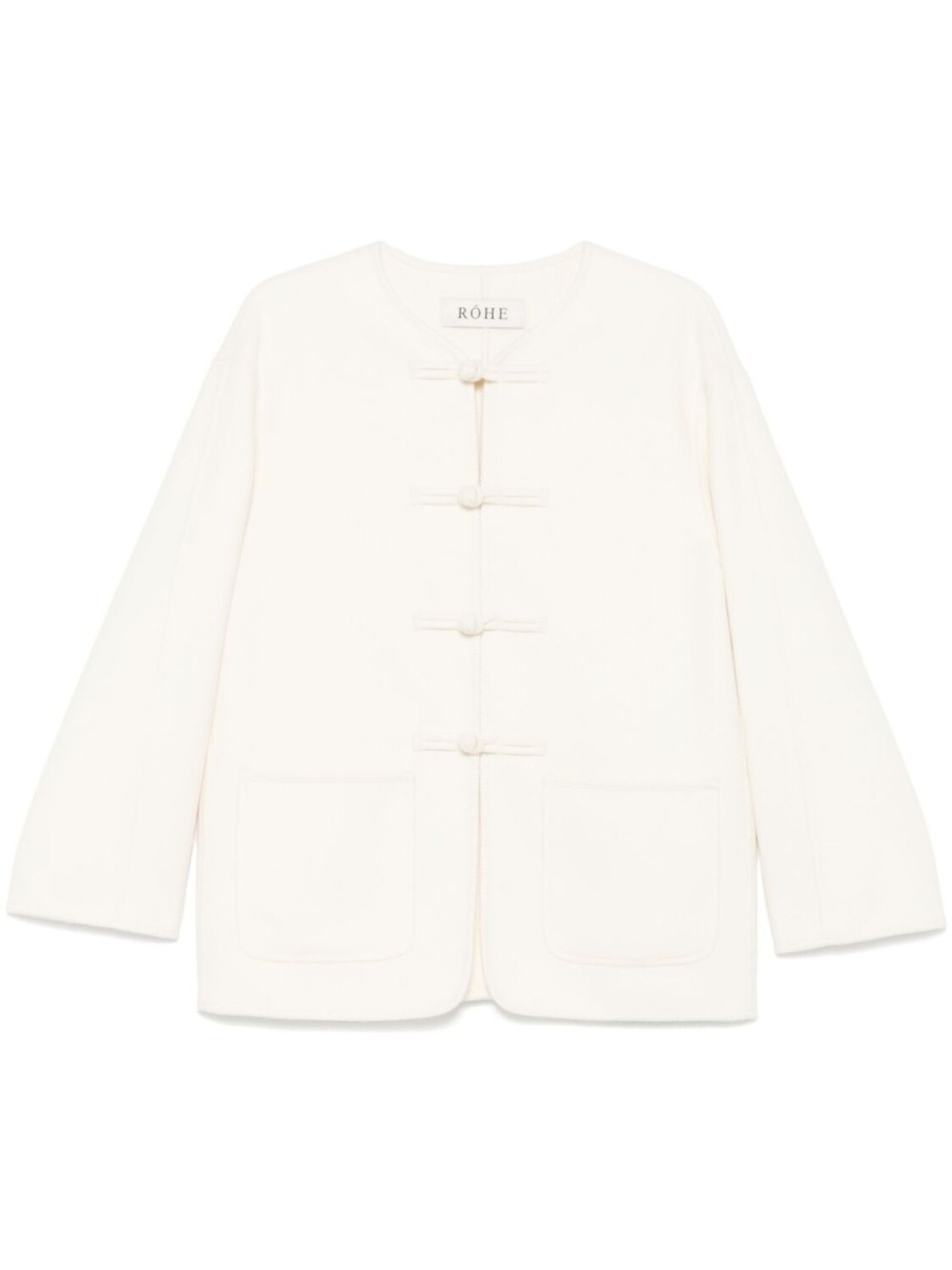 Róhe жакет с плетеной отделкой, нейтральный
Róhe жакет с плетеной отделкой, нейтральный