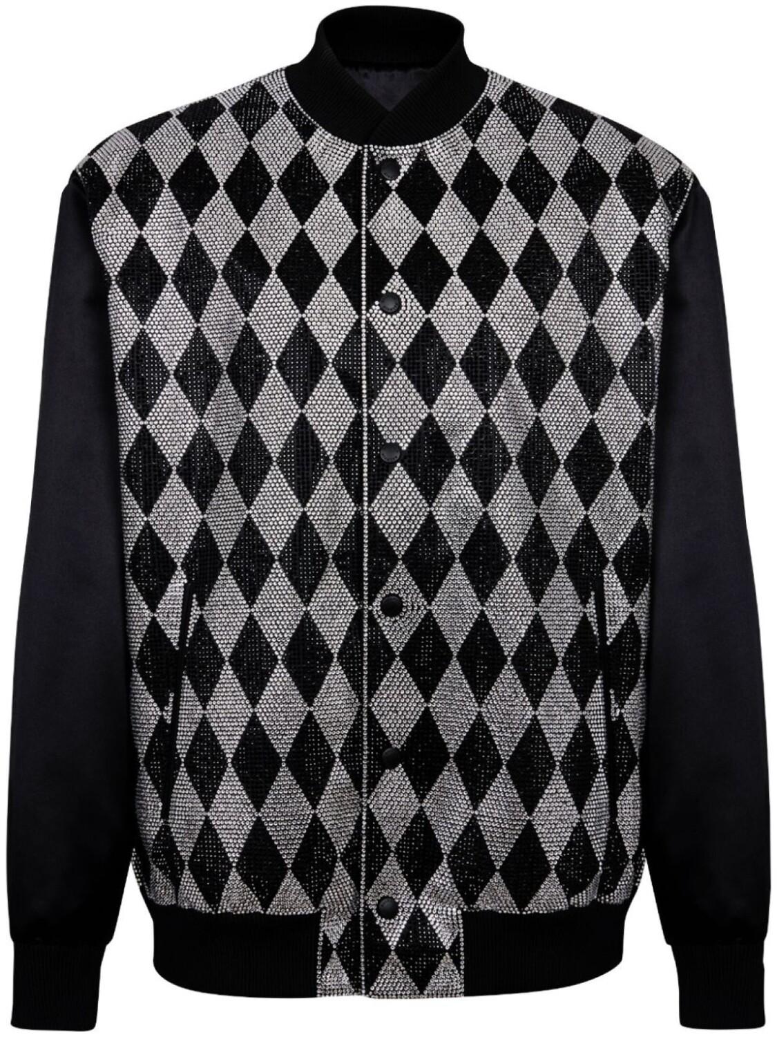 Бомбер со стразами Balmain, черный
Бомбер со стразами Balmain, черный