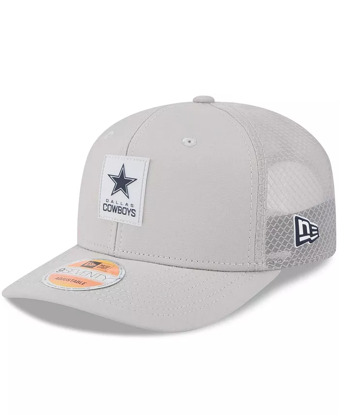 Мужская серая кепка Dallas Cowboys 2025 Sideline 9SEVENTY Trucker с регулируемой посадкой New Era
Мужская серая кепка Dallas Cowboys 2025 Sideline 9SEVENTY Trucker с регулируемой посадкой New Era