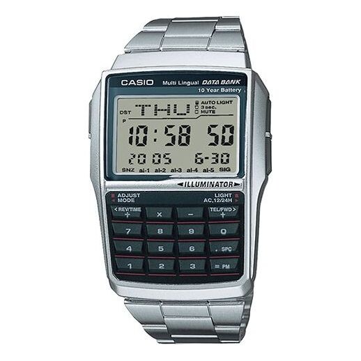 Часы CASIO DATA BANK Vintage Muli-Functional Water-Proof Men'sWatch Quartz Waterproof Mens Silver Digital, цвет silver
Часы CASIO DATA BANK Vintage Muli-Functional Water-Proof Men'sWatch Quartz Waterproof Mens Silver Digital, цвет silver