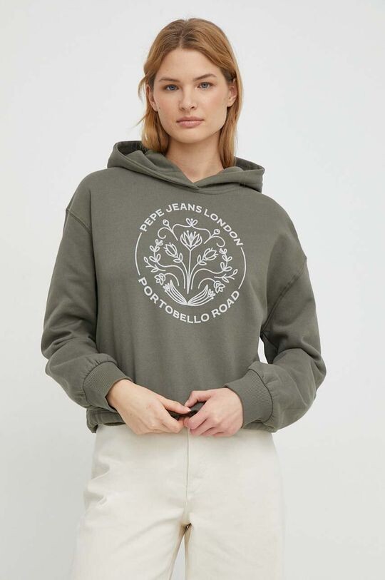Толстовка HARIA из хлопка Pepe Jeans, зеленый
Толстовка HARIA из хлопка Pepe Jeans, зеленый