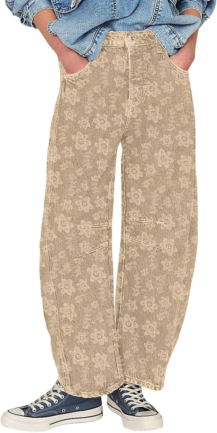 Джинсы-бойфренды loveimgs с цветочным жаккардовым принтом, мешковатые, с эластичным поясом
Джинсы-бойфренды loveimgs с цветочным жаккардовым принтом, мешковатые, с эластичным поясом