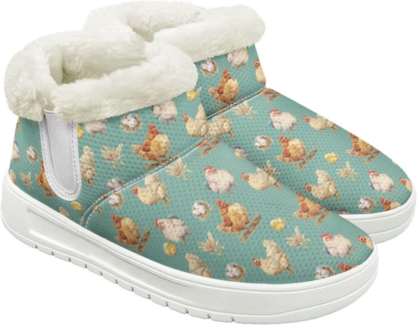 Зимние ботинки для женщин и мужчин, пушистые снежные ботинки с флисовой подкладкой и тянущимся верхом Cugasmaru, Rooster Green
Зимние ботинки для женщин и мужчин, пушистые снежные ботинки с флисовой подкладкой и тянущимся верхом Cugasmaru, Rooster Green