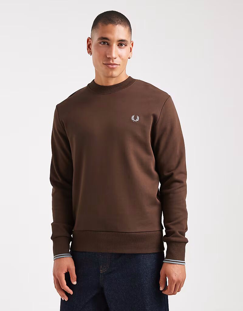 Коричневая толстовка с круглым вырезом Fred Perry, Коричневый, Коричневая толстовка с круглым вырезом Fred Perry
Коричневая толстовка с круглым вырезом Fred Perry, Коричневый, Коричневая толстовка с круглым вырезом Fred Perry