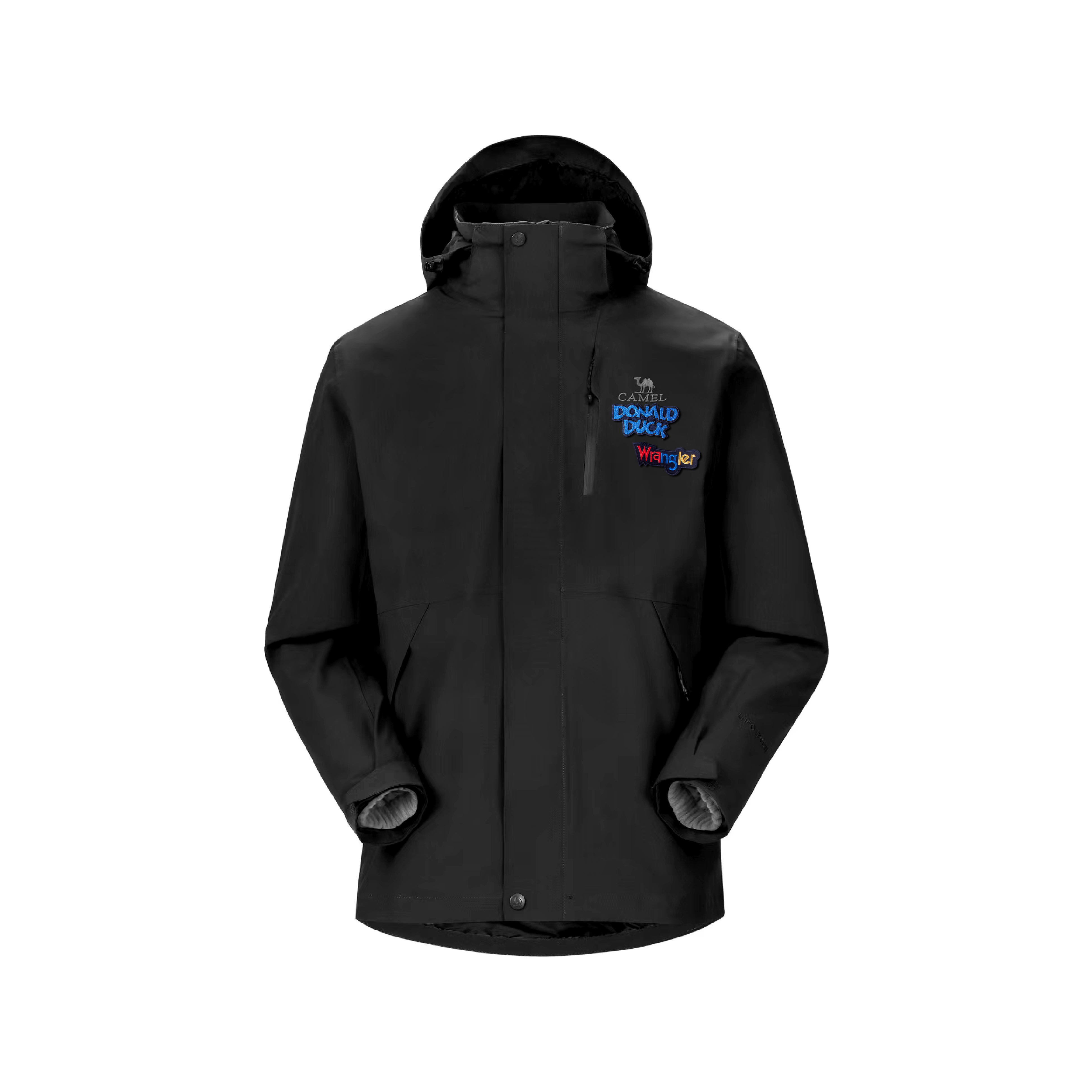 Водонепроницаемая и ветрозащитная куртка для всепогодного использования в горах, городе, путешествиях и поездках на работу CAMEL, phantom черный
Водонепроницаемая и ветрозащитная куртка для всепогодного использования в горах, городе, путешествиях и поездках на работу CAMEL, phantom черный