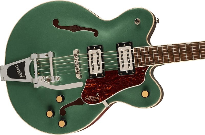 Электрогитара Gretsch - G2622T Streamliner - Semi-Hollowbody Electric Guitar w/ Center block & Bigsby - Double-Cut - Laurel Fingerboard - Steel Olive
Электрогитара Gretsch - G2622T Streamliner - Semi-Hollowbody Electric Guitar w/ Center block & Bigsby - Double-Cut - Laurel Fingerboard - Steel Olive