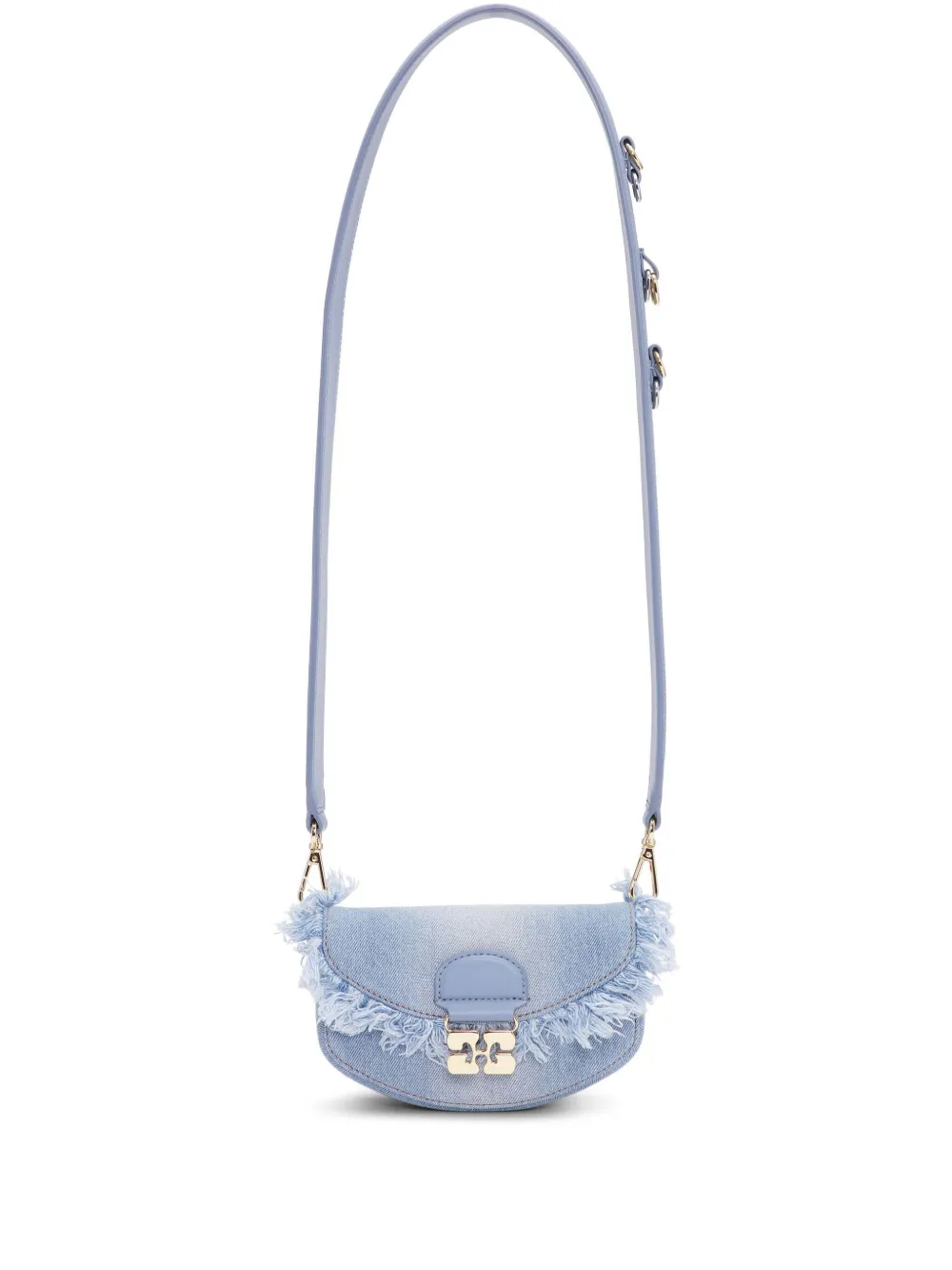 Джинсовая сумка через плечо GANNI, синий
Джинсовая сумка через плечо GANNI, синий