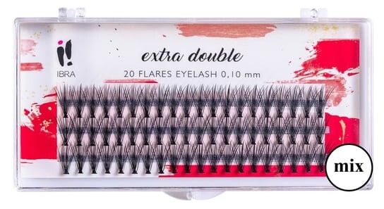 Пучки ресниц 0,10 C MIX Ibra, Extra Double
Пучки ресниц 0,10 C MIX Ibra, Extra Double