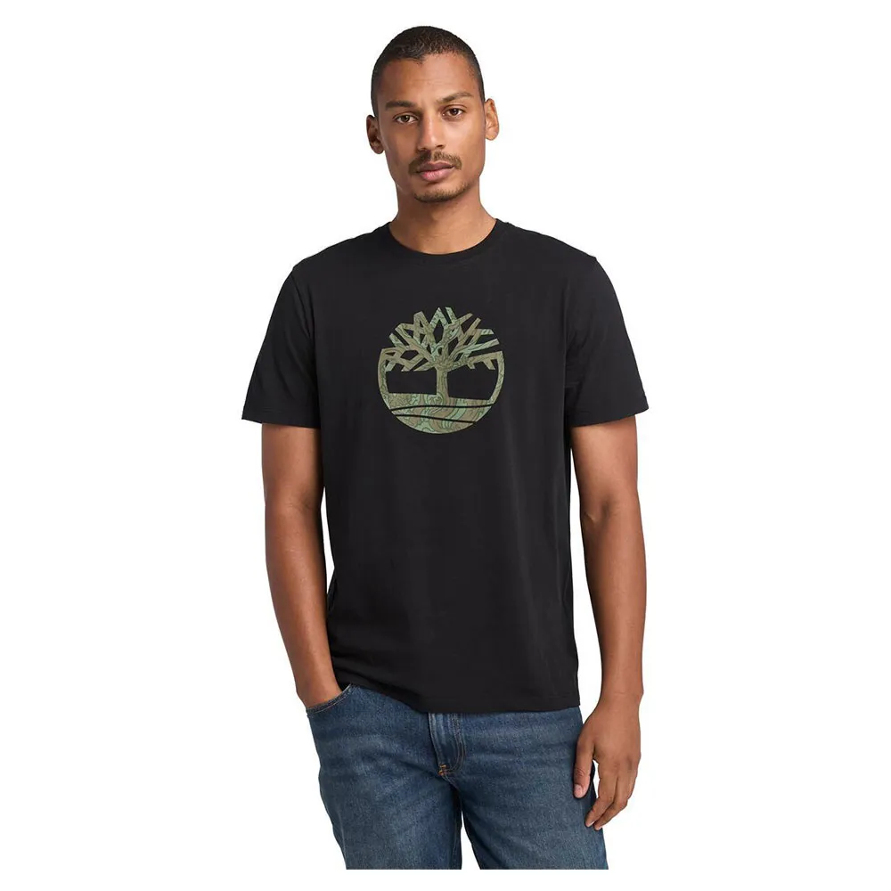 Футболка с коротким рукавом Timberland Kennebec River Camo Tree Logo, черный 
Футболка с коротким рукавом Timberland Kennebec River Camo Tree Logo, черный