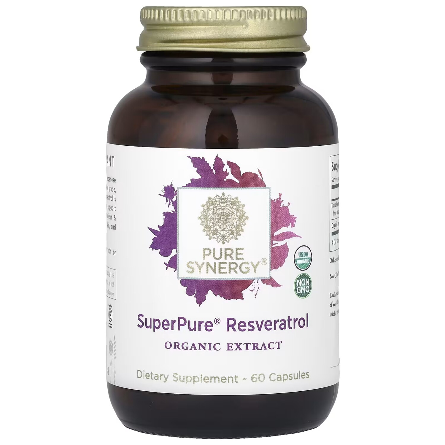 Ресвератрол Pure Synergy SuperPure без глютена, 60 капсул
Ресвератрол Pure Synergy SuperPure без глютена, 60 капсул