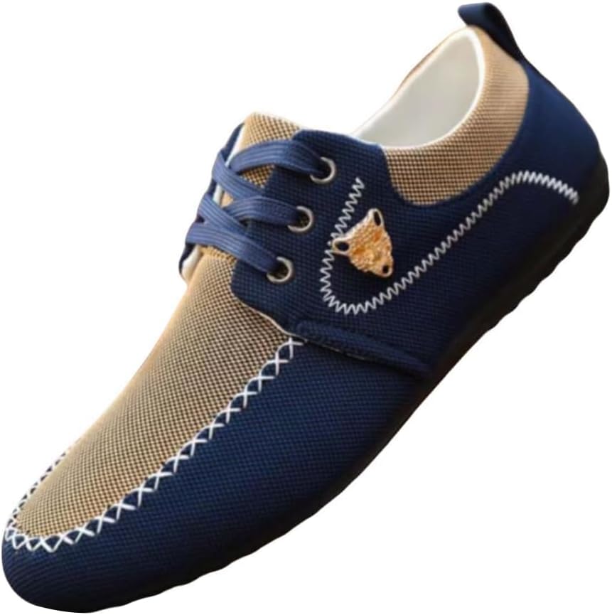 Мужские повседневные холщовые кроссовки, мужские плоские кроссовки для бега и вождения Shoppi, темно-синий
Мужские повседневные холщовые кроссовки, мужские плоские кроссовки для бега и вождения Shoppi, темно-синий