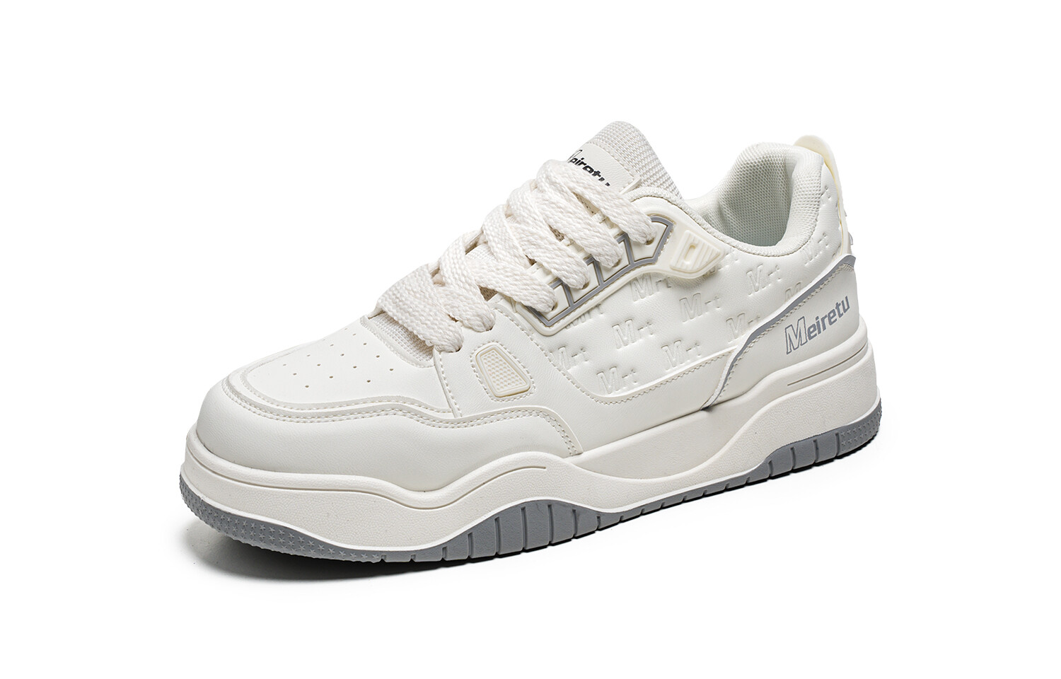 Кеды мужские, обувь для скейтбординга низкая серо-бежевая Meiretu
Кеды мужские, обувь для скейтбординга низкая серо-бежевая Meiretu