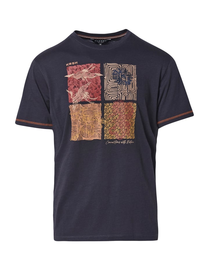 Футболка с короткими рукавами синего цвета. KOROSHI, Синий, Футболка с короткими рукавами синего цвета. KOROSHI
Футболка с короткими рукавами синего цвета. KOROSHI, Синий, Футболка с короткими рукавами синего цвета. KOROSHI