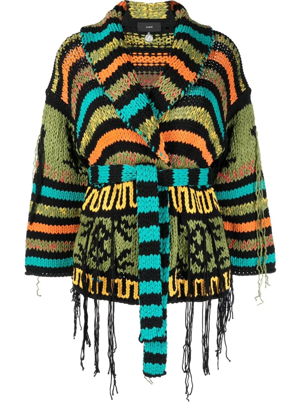 Кардиган в полоску Alanui, зеленый
Кардиган в полоску Alanui, зеленый