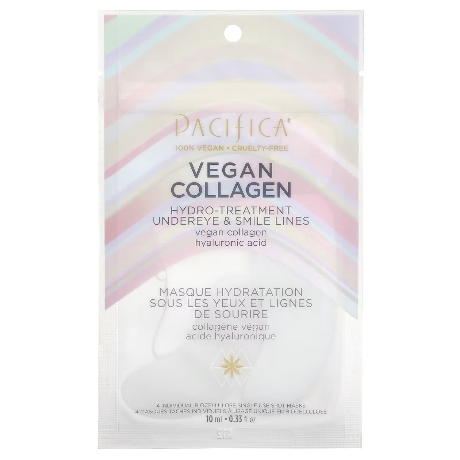 Патчи Pacifica Vegan Collagen Hydro-Treatment Undereye & Smile Lines, 4 патча
Патчи Pacifica Vegan Collagen Hydro-Treatment Undereye & Smile Lines, 4 патча