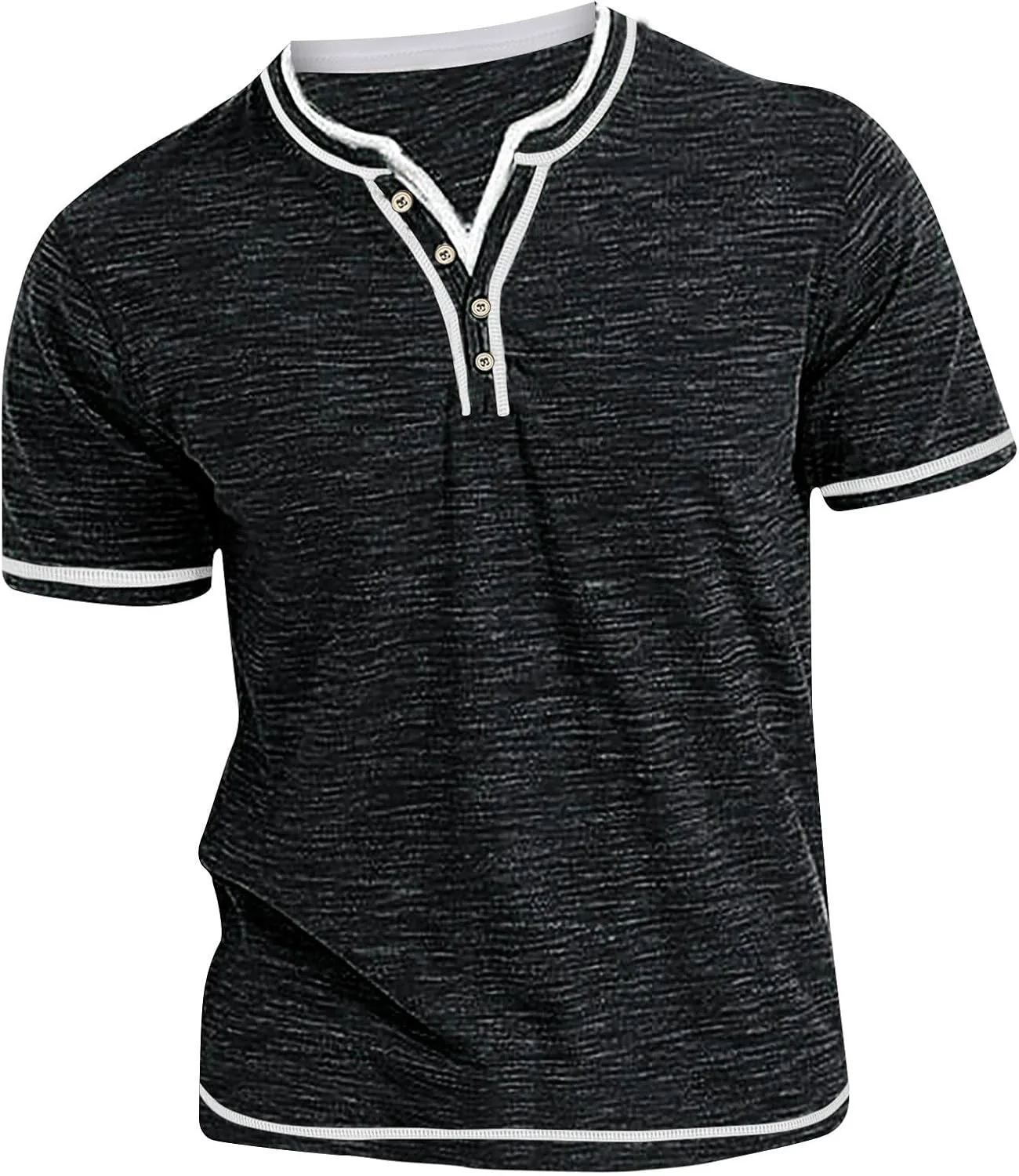 Мужская футболка с коротким рукавом и V-образным вырезом
Мужская футболка с коротким рукавом и V-образным вырезом