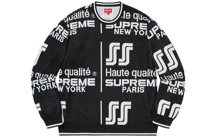 Свитер унисекс Supreme, черный
Свитер унисекс Supreme, черный