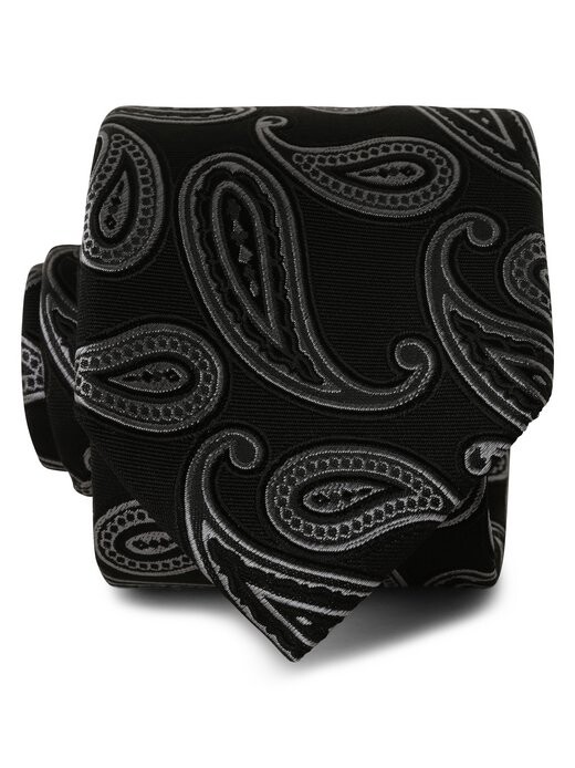 Галстук с шелковым наполнением h галстук Boss, черный 
Галстук с шелковым наполнением h галстук Boss, черный