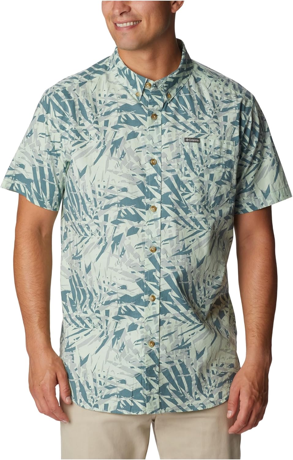 Мужская рубашка Columbia Rapid Rivers с коротким рукавом и принтом, Metal Dye Palms
Мужская рубашка Columbia Rapid Rivers с коротким рукавом и принтом, Metal Dye Palms