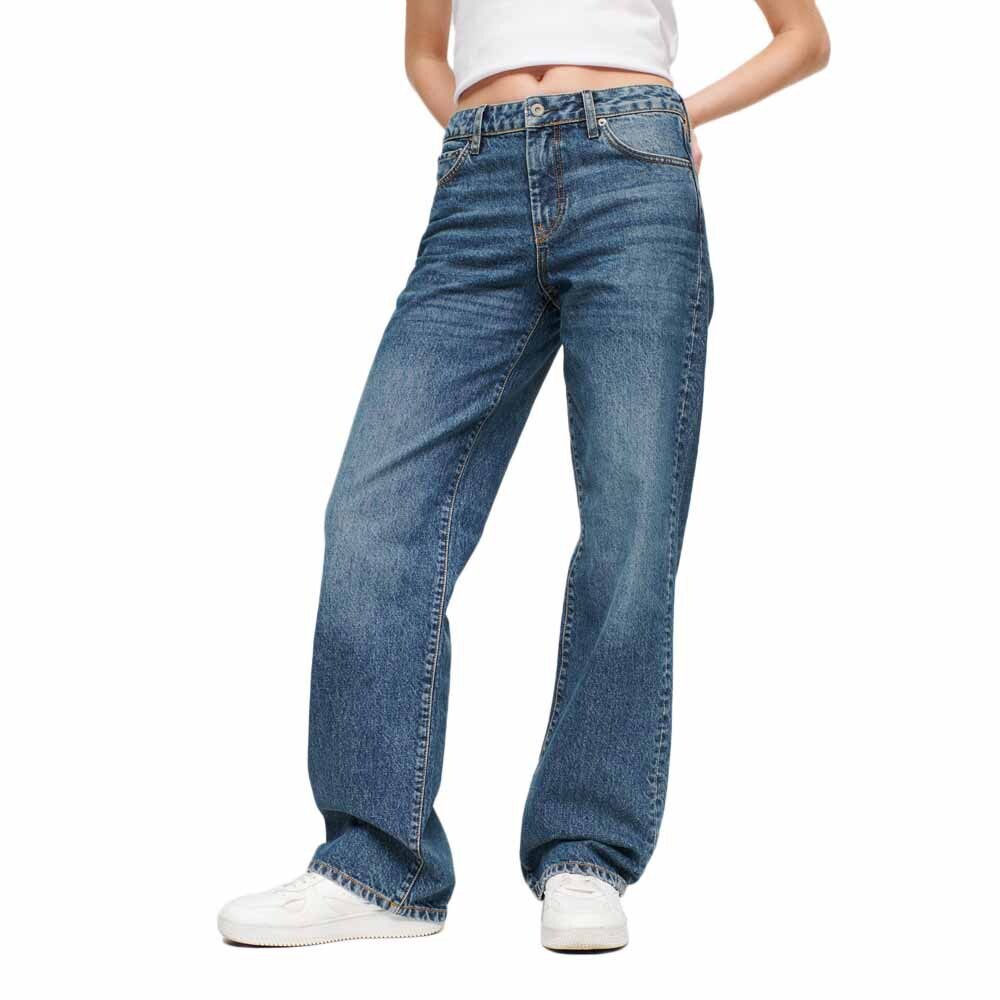 Джинсы Superdry Mid Rise Wide Leg, синий
Джинсы Superdry Mid Rise Wide Leg, синий