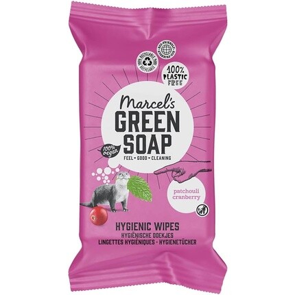 Гигиенические влажные чистящие салфетки «Пачули и клюква» 60 салфеток, Marcel'S Green Soap
Гигиенические влажные чистящие салфетки «Пачули и клюква» 60 салфеток, Marcel'S Green Soap