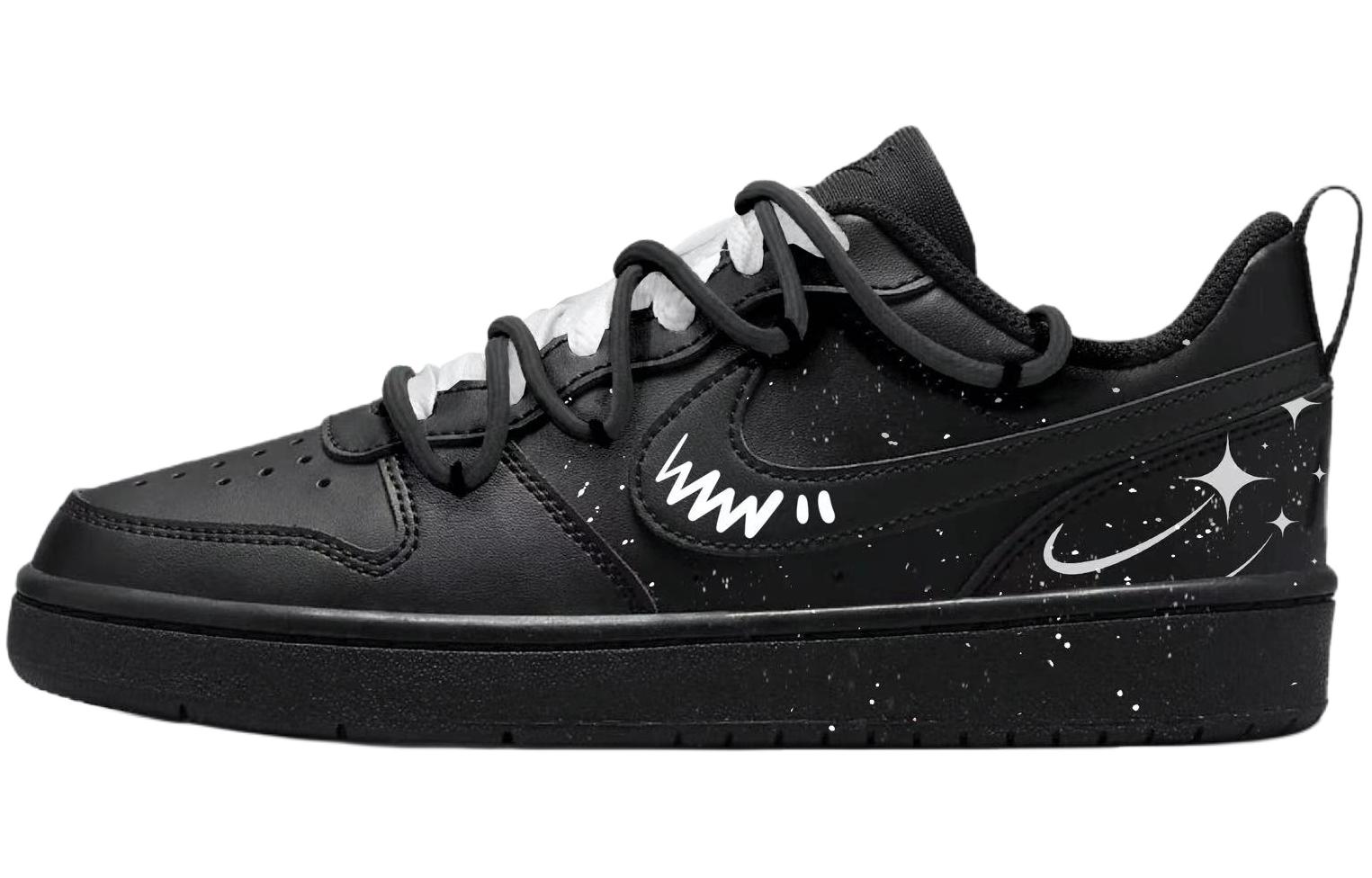 Nike Кроссовки для скейтбординга Court Borough Star Splash Ink Fun низкие детские Black White подростковые
Nike Кроссовки для скейтбординга Court Borough Star Splash Ink Fun низкие детские Black White подростковые