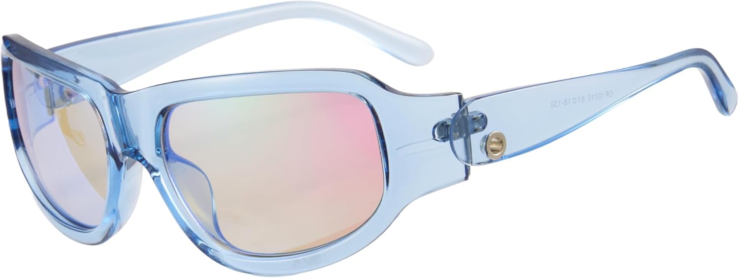 Солнцезащитные очки Cyxus Y2K, обтекаемые, футуристические, для женщин и мужчин, Swift, овальные, модные, спортивные, с зеркальными линзами, стильные, 1237, A1 - Blue Y2k Sunglasses
Солнцезащитные очки Cyxus Y2K, обтекаемые, футуристические, для женщин и мужчин, Swift, овальные, модные, спортивные, с зеркальными линзами, стильные, 1237, A1 - Blue Y2k Sunglasses