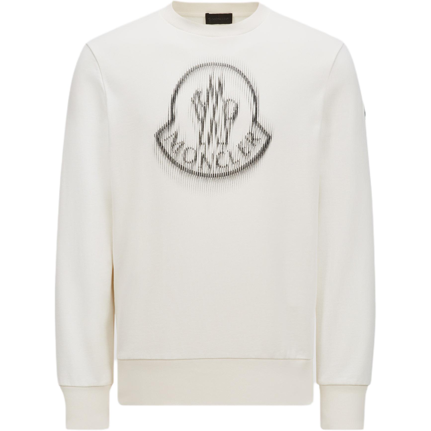 Толстовка с круглым вырезом и принтом логотипа Moncler, белый
Толстовка с круглым вырезом и принтом логотипа Moncler, белый
