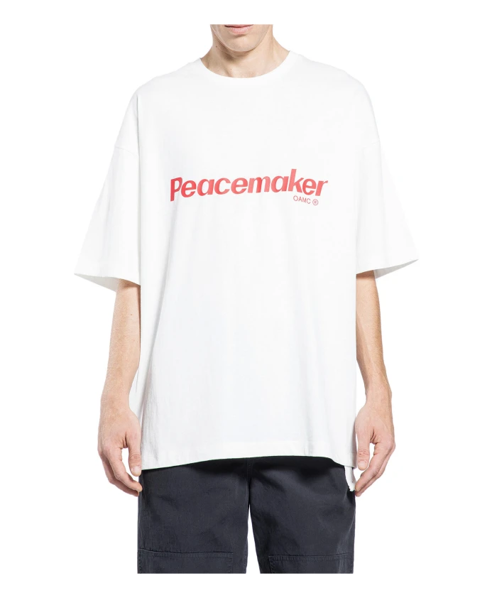 Футболка с короткими рукавами «Миротворец» с цветочным принтом Oamc, белый
Футболка с короткими рукавами «Миротворец» с цветочным принтом Oamc, белый