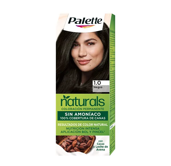 Крем-краска для волос без аммиака Naturals Coloración Permanente Palette Naturals, цвет negro
Крем-краска для волос без аммиака Naturals Coloración Permanente Palette Naturals, цвет negro