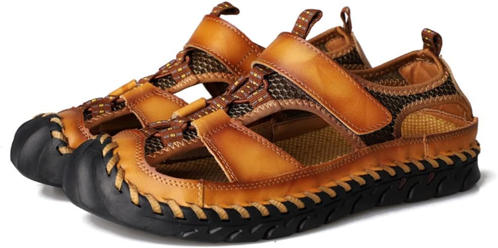 Мужские повседневные сандалии Rojeam для ходьбы, пляжные туфли с закрытым носком, спортивные сандалии для активного отдыха, летние сандалии для походов и треккинга, желтый
Мужские повседневные сандалии Rojeam для ходьбы, пляжные туфли с закрытым носком, спортивные сандалии для активного отдыха, летние сандалии для походов и треккинга, желтый