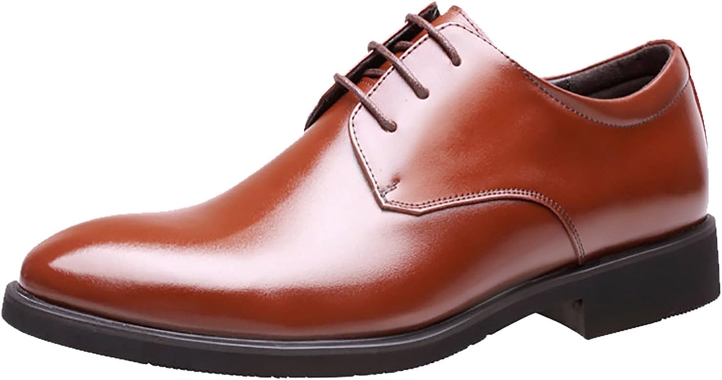 Мужские оксфорды из модной кожи с шнуровкой, удобной амортизацией, классические деловые туфли броги Nvtuuer, коричневый
Мужские оксфорды из модной кожи с шнуровкой, удобной амортизацией, классические деловые туфли броги Nvtuuer, коричневый