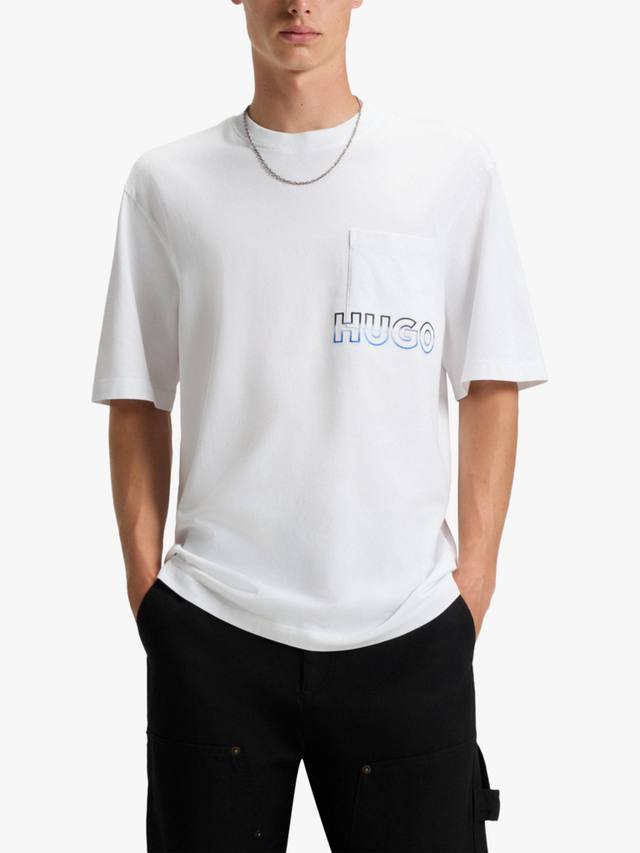 Футболка HUGO с логотипом и круглым вырезом HUGO BOSS, White
Футболка HUGO с логотипом и круглым вырезом HUGO BOSS, White