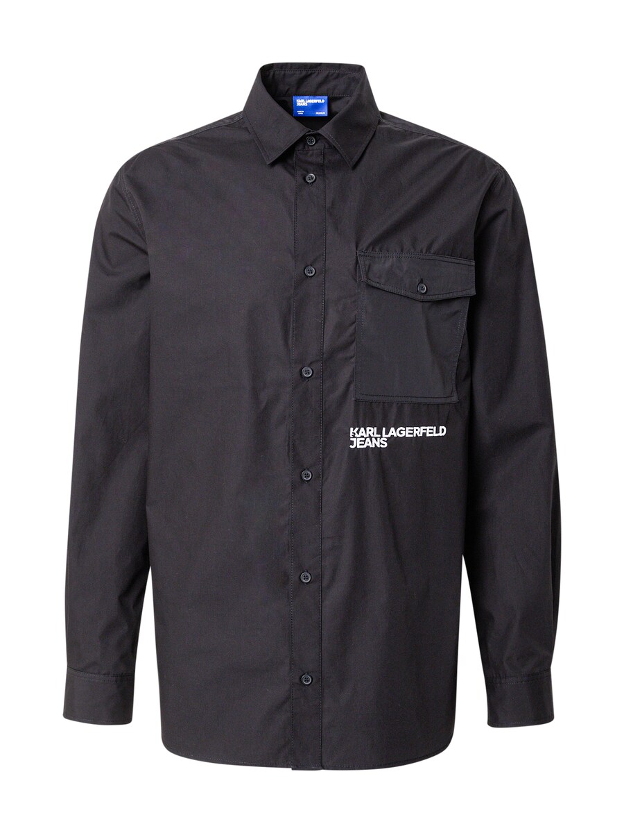 Рубашка на пуговицах классического кроя KARL LAGERFELD JEANS, Black
Рубашка на пуговицах классического кроя KARL LAGERFELD JEANS, Black