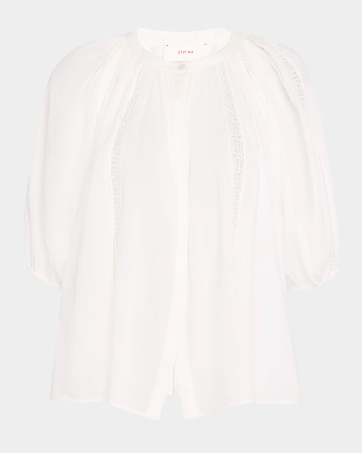 Хлопковая рубашка Evynn с кружевной вставкой Xirena, белый
Хлопковая рубашка Evynn с кружевной вставкой Xirena, белый