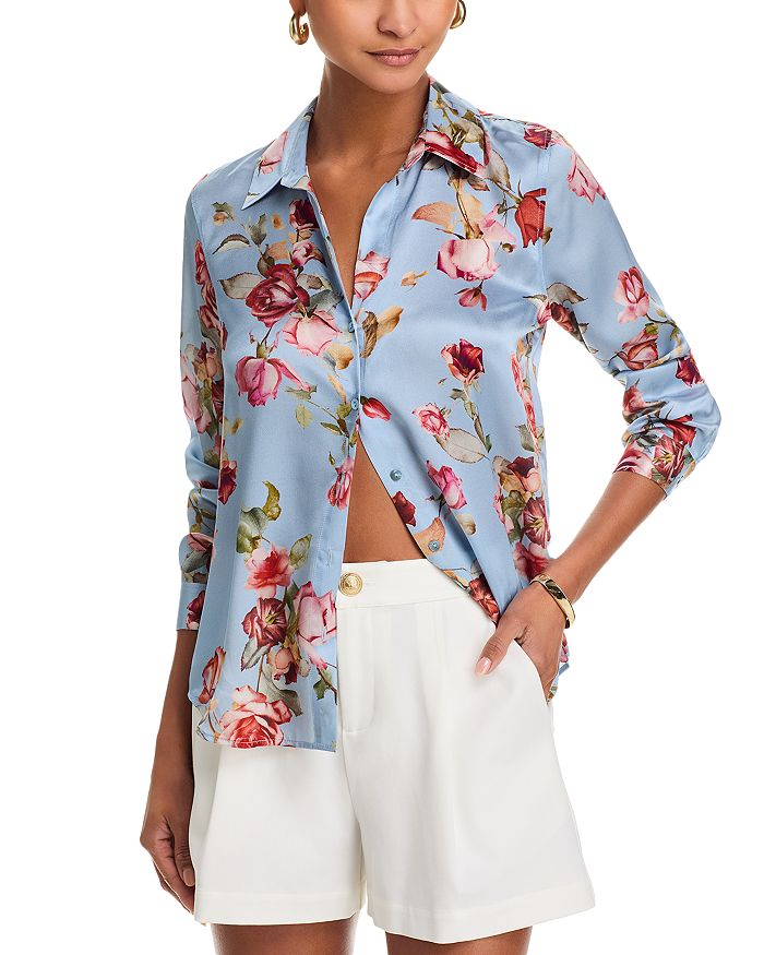 Тайлер Блуза с длинным рукавом из шелка L'AGENCE, синий
Тайлер Блуза с длинным рукавом из шелка L'AGENCE, синий