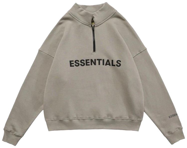 Толстовка Fear of God Essentials с половинной молнией, коричневый
Толстовка Fear of God Essentials с половинной молнией, коричневый