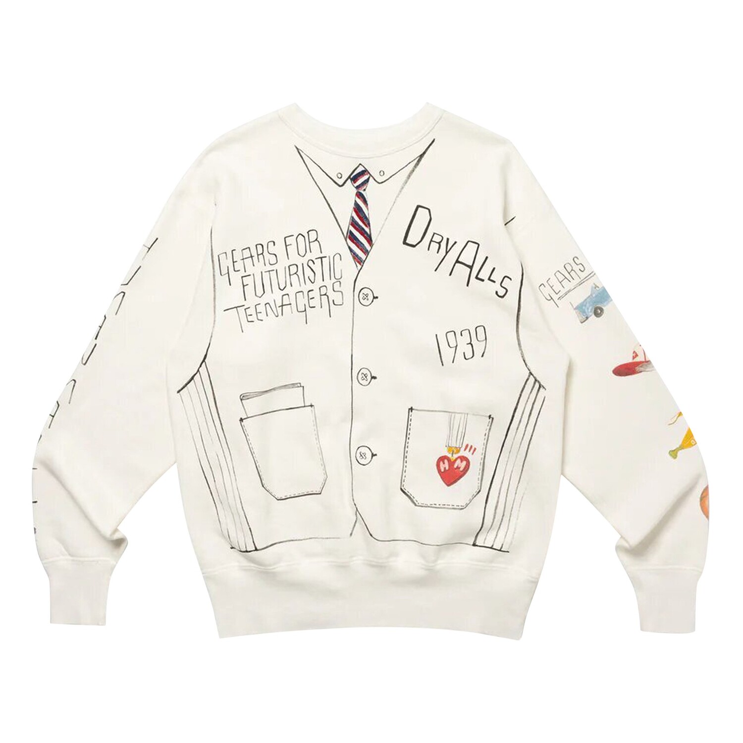 Толстовка с рисунком, созданным человеком, Белая
Толстовка с рисунком, созданным человеком, Белая