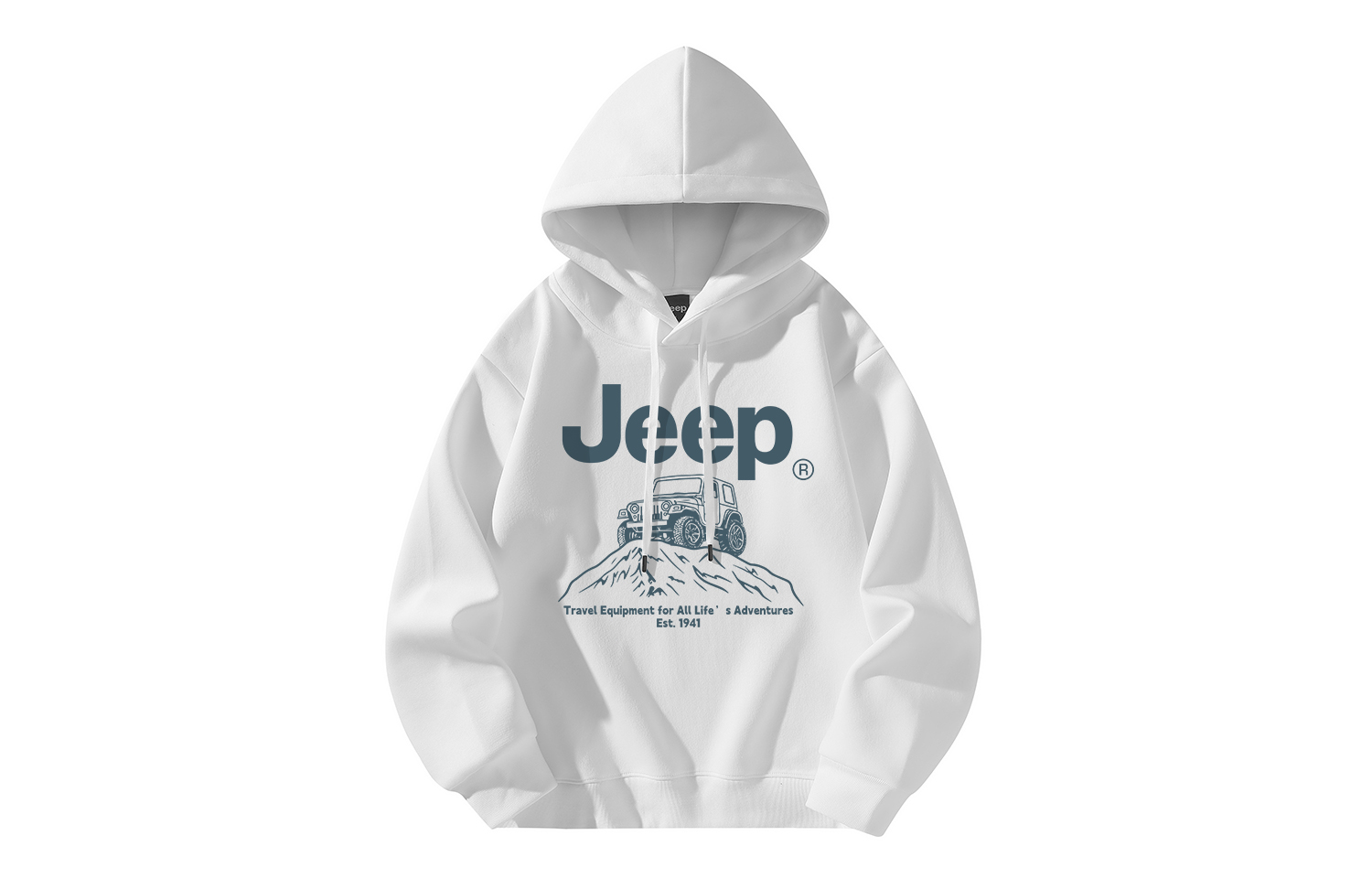 Толстовка Unisex Hooded Moderate Heavyweight Jeep, белый
Толстовка Unisex Hooded Moderate Heavyweight Jeep, белый