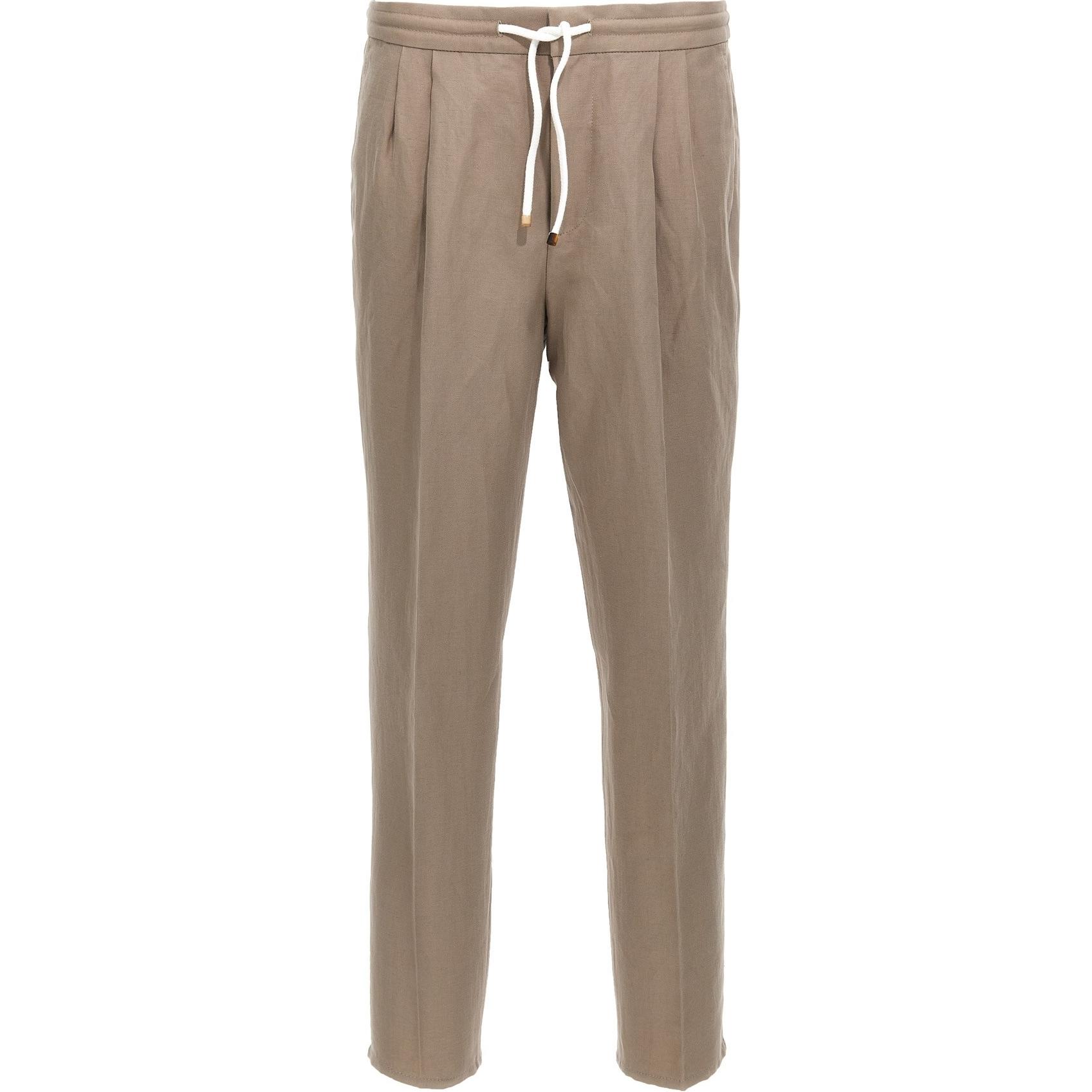 Брюки с завязками и сужающимися штанинами Brunello Cucinelli, серый
Брюки с завязками и сужающимися штанинами Brunello Cucinelli, серый