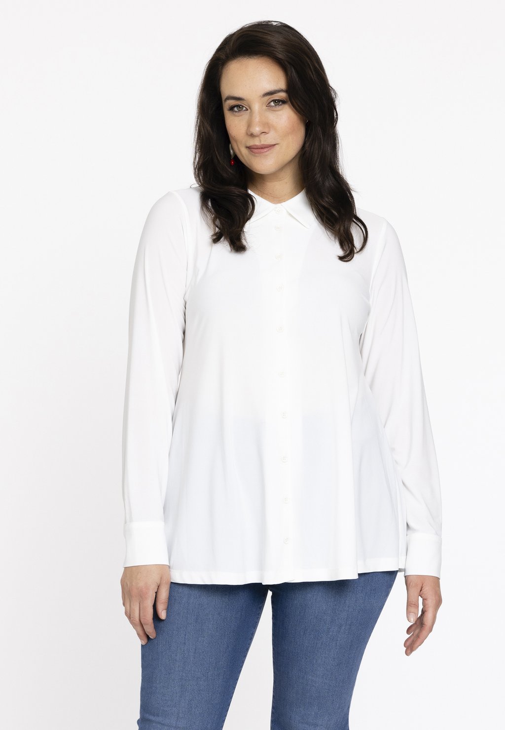 Блузка на пуговицах Yoek, белый
Блузка на пуговицах Yoek, белый
