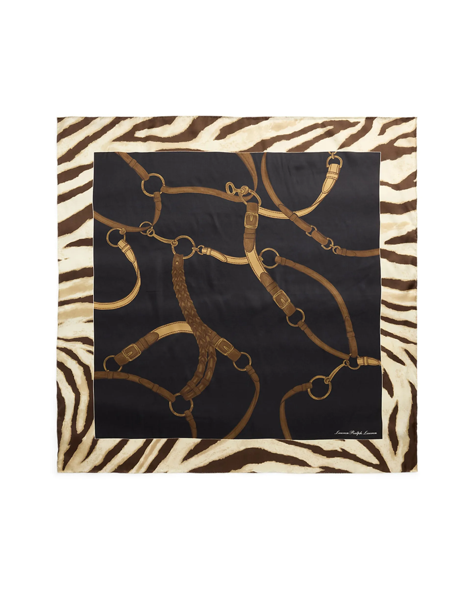 Шелковый женский платок с узором Lauren Ralph Lauren, черный
Шелковый женский платок с узором Lauren Ralph Lauren, черный