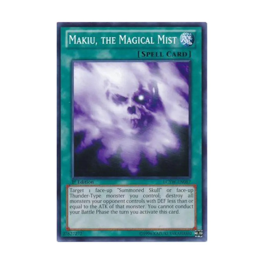 CCG Макиу — Волшебный туман (Обычный), Yu-Gi-Oh - Legendary Collection 3 - Singles
CCG Макиу — Волшебный туман (Обычный), Yu-Gi-Oh - Legendary Collection 3 - Singles