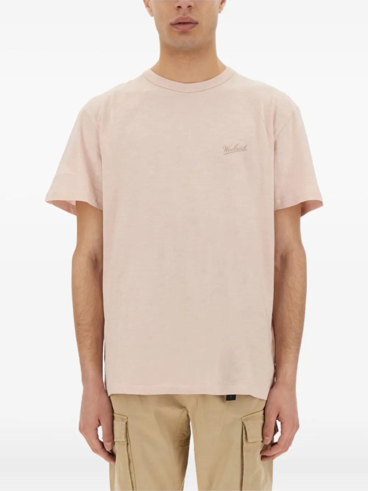 Футболка с вышитым логотипом Woolrich, розовый
Футболка с вышитым логотипом Woolrich, розовый